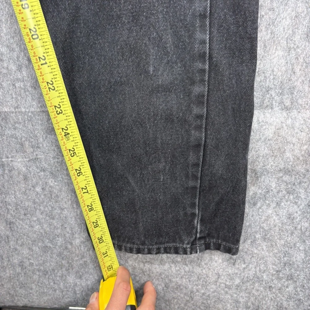 Vintage Levi's 505 Jeans Black 28 x 31 Straight Cotton Zip Lesotho 2006 Denim